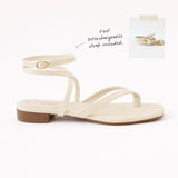 Off White Thong Sandals