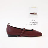 Burgundy Ballet Flats