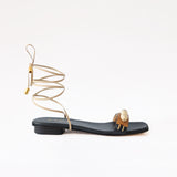Light Agata Gladiator Cream - Black