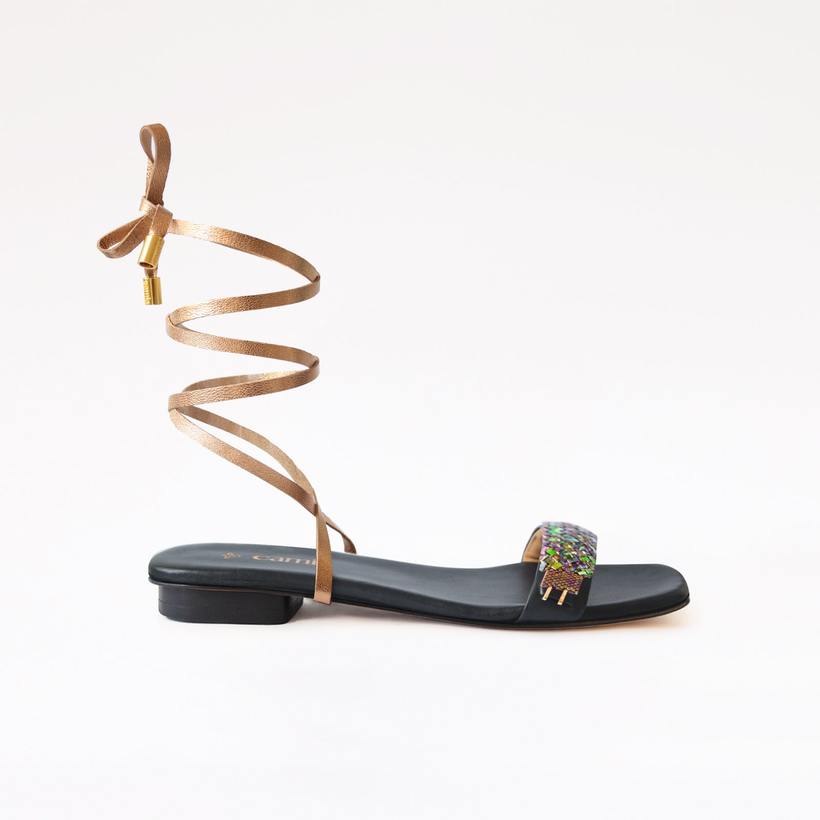 Gladiator Gold Rose Long Aqua Black