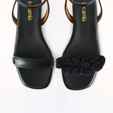 Boho Strap Black Black Front