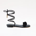Gladiator Black Long Boho Strap Black Black