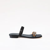 Black Middle Cushion Sandy Black