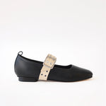 Black- Cream Buckle