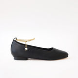 Black - Golden Anklets