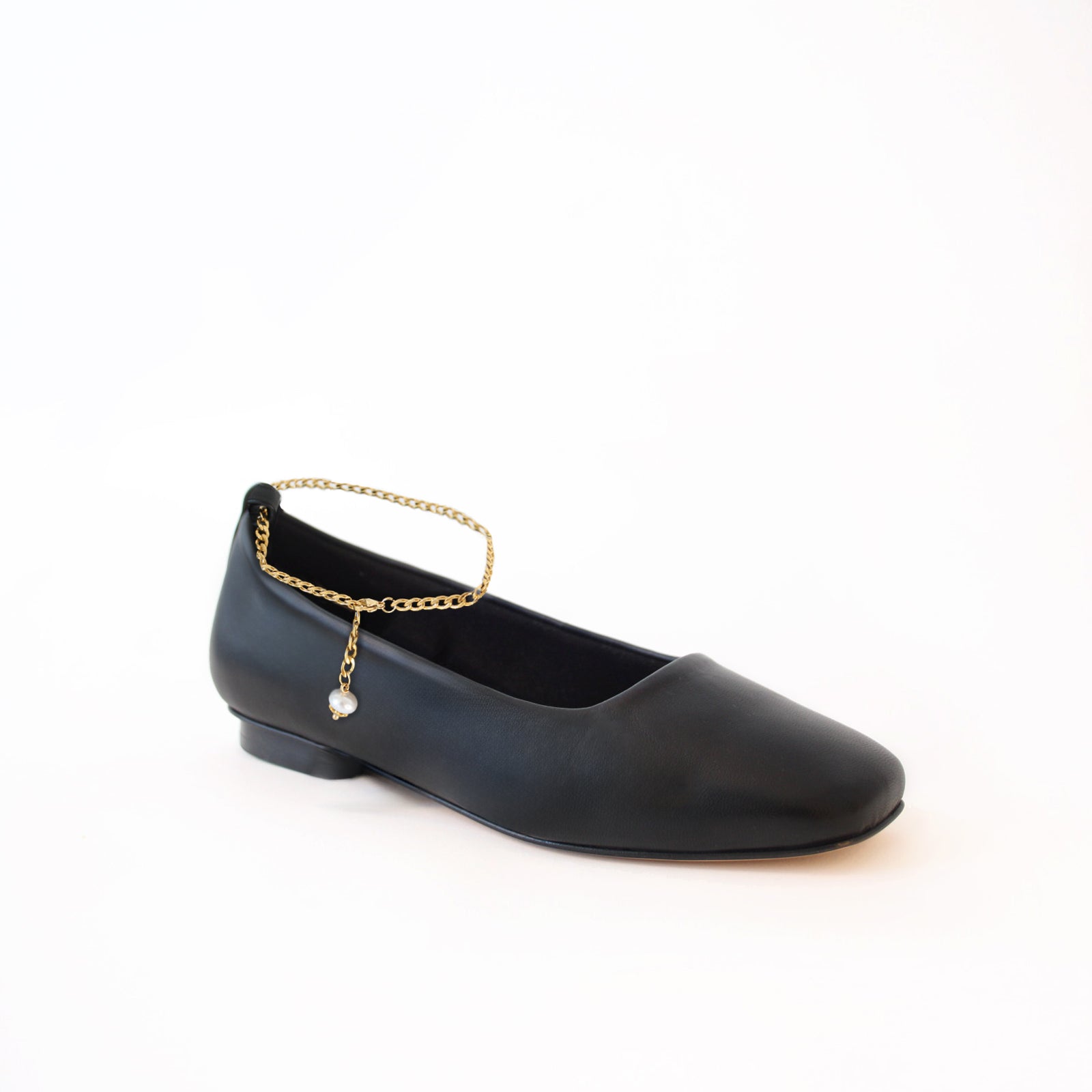 Black Ballet Swap Golden Anklets