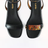 Black Swap Sandal Volcanic