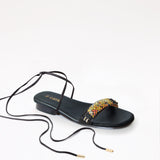 Black Swap Sandal Volcanic Black Gladiator