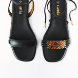 Black Swap Sandal Volcanic Black Gladiator