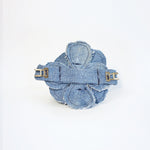 Camia's Upcycled Jean Flower Blue