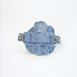 Camia's Upcycled Jean Flower Blue