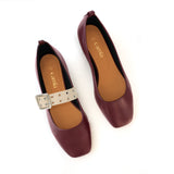 Burgundy Ballet + C.Buckle Strap