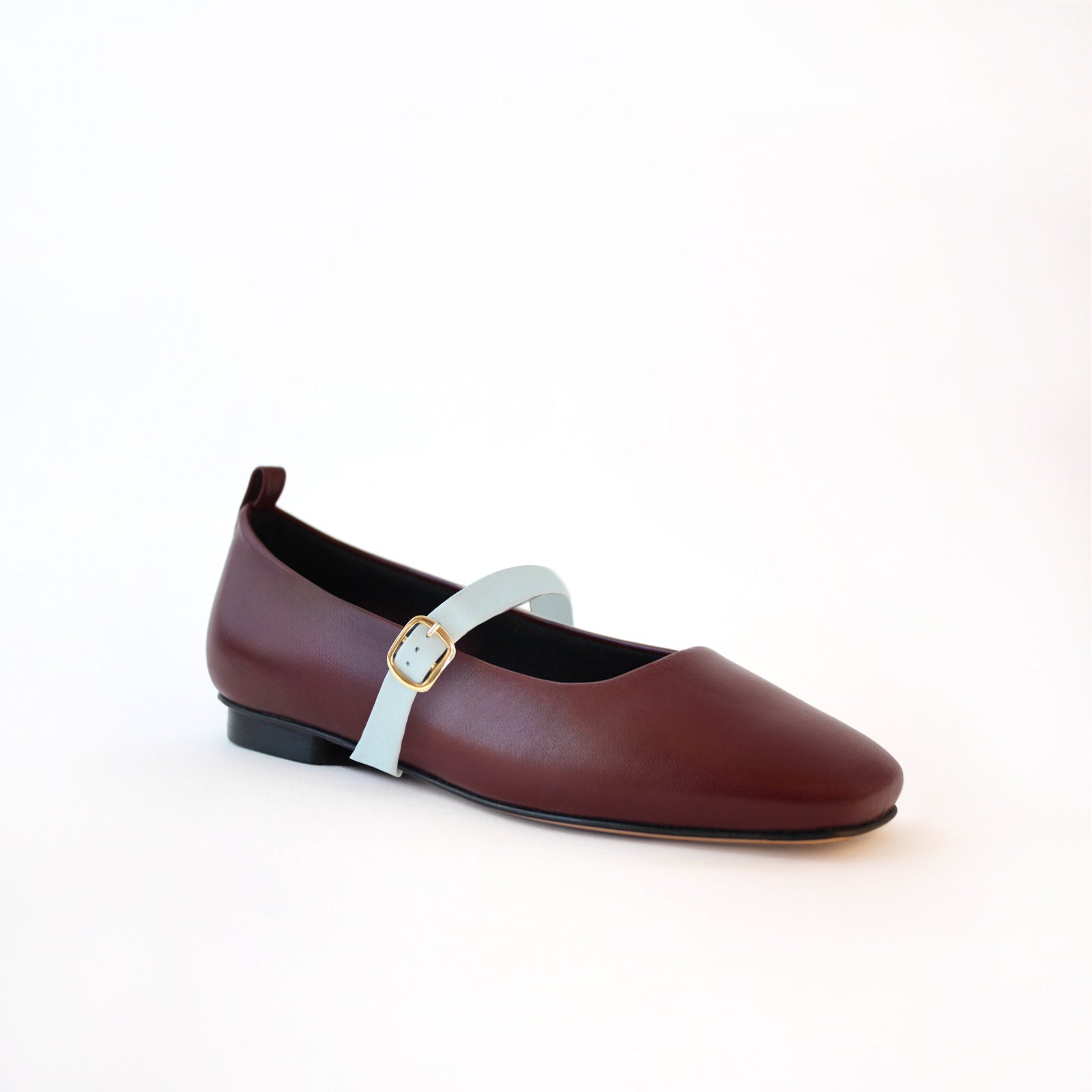 Burgundy Ballet Swap Light Blue Fivela