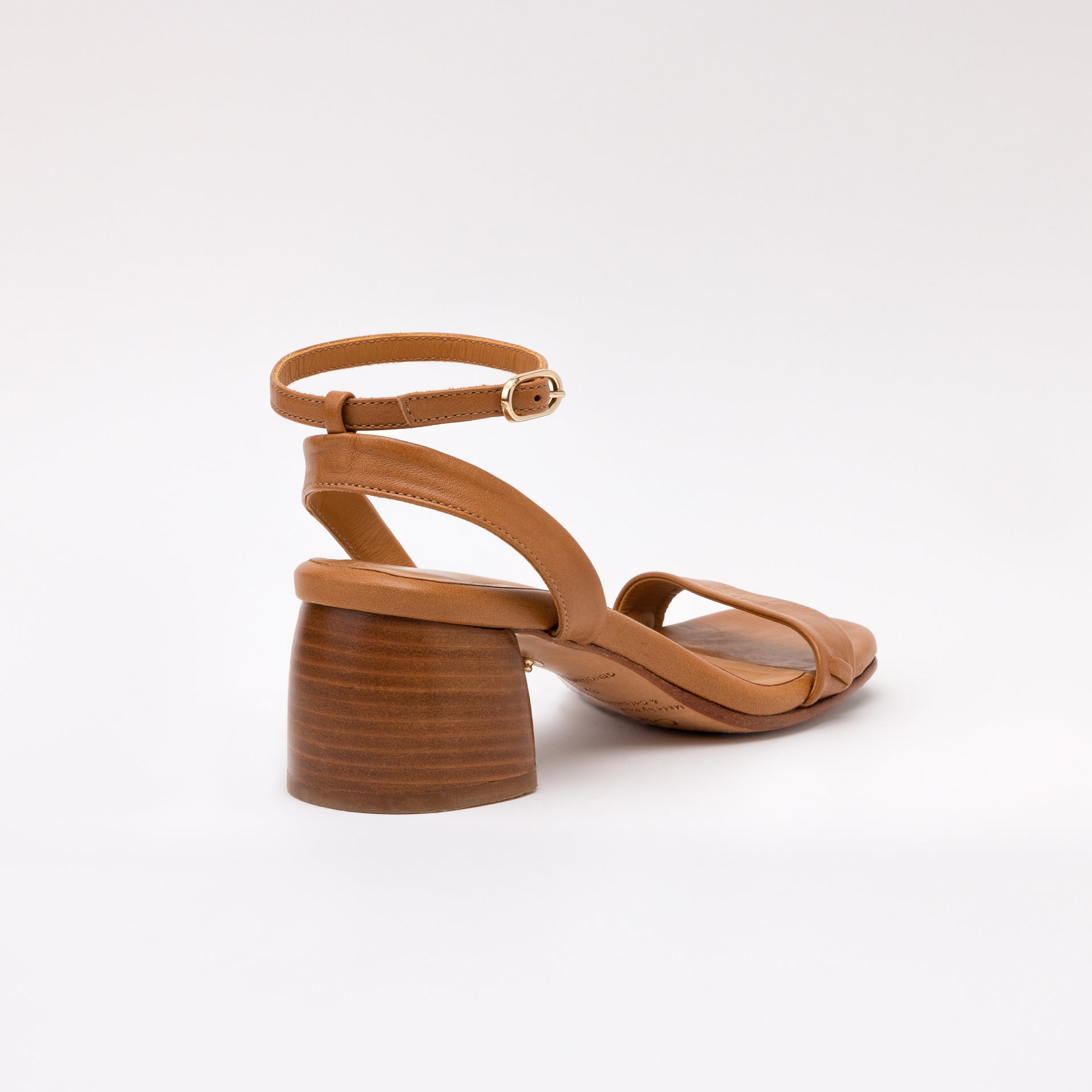 Camel Heeled Swap Sandal