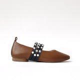 Caramel Ballet Swap Studs Black