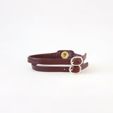 Off White Ballet Swap Burgundy Double Lane