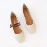 Off White Ballet Swap Burgundy Double Lane