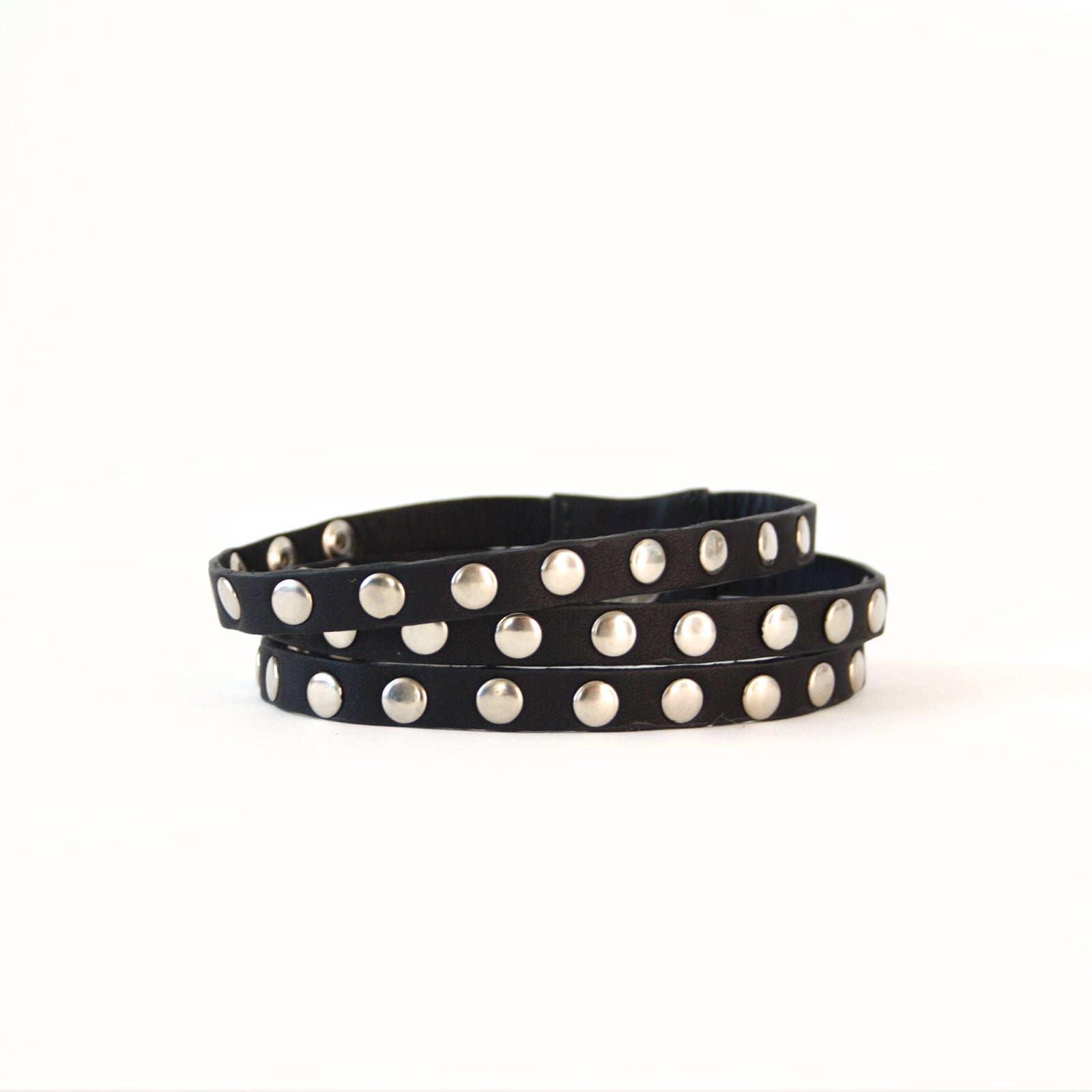 Silver Ballet + Triple Studs Strap