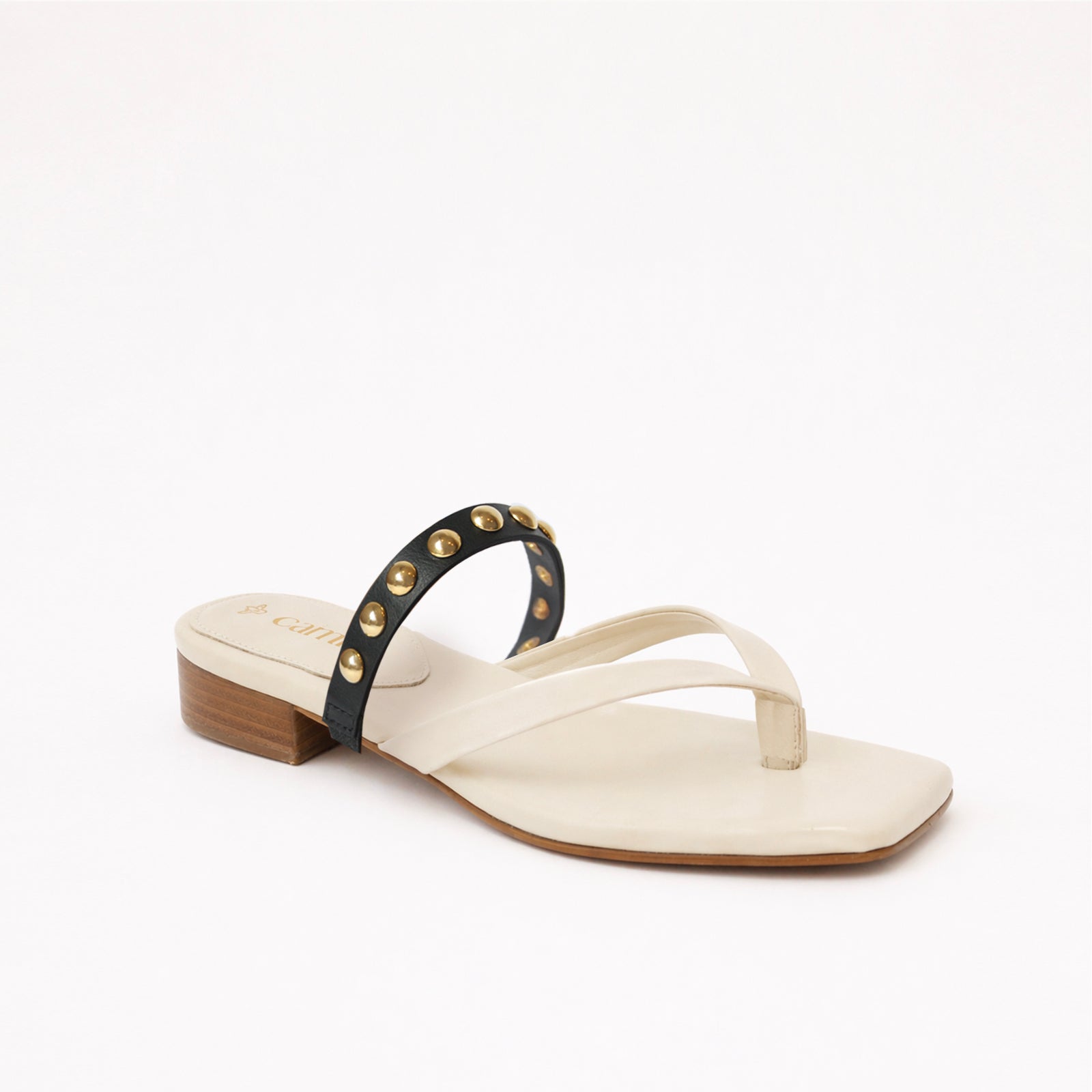 Off White Thongs + B.Golden Studs