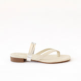 Off White Thongs + Triple Silver