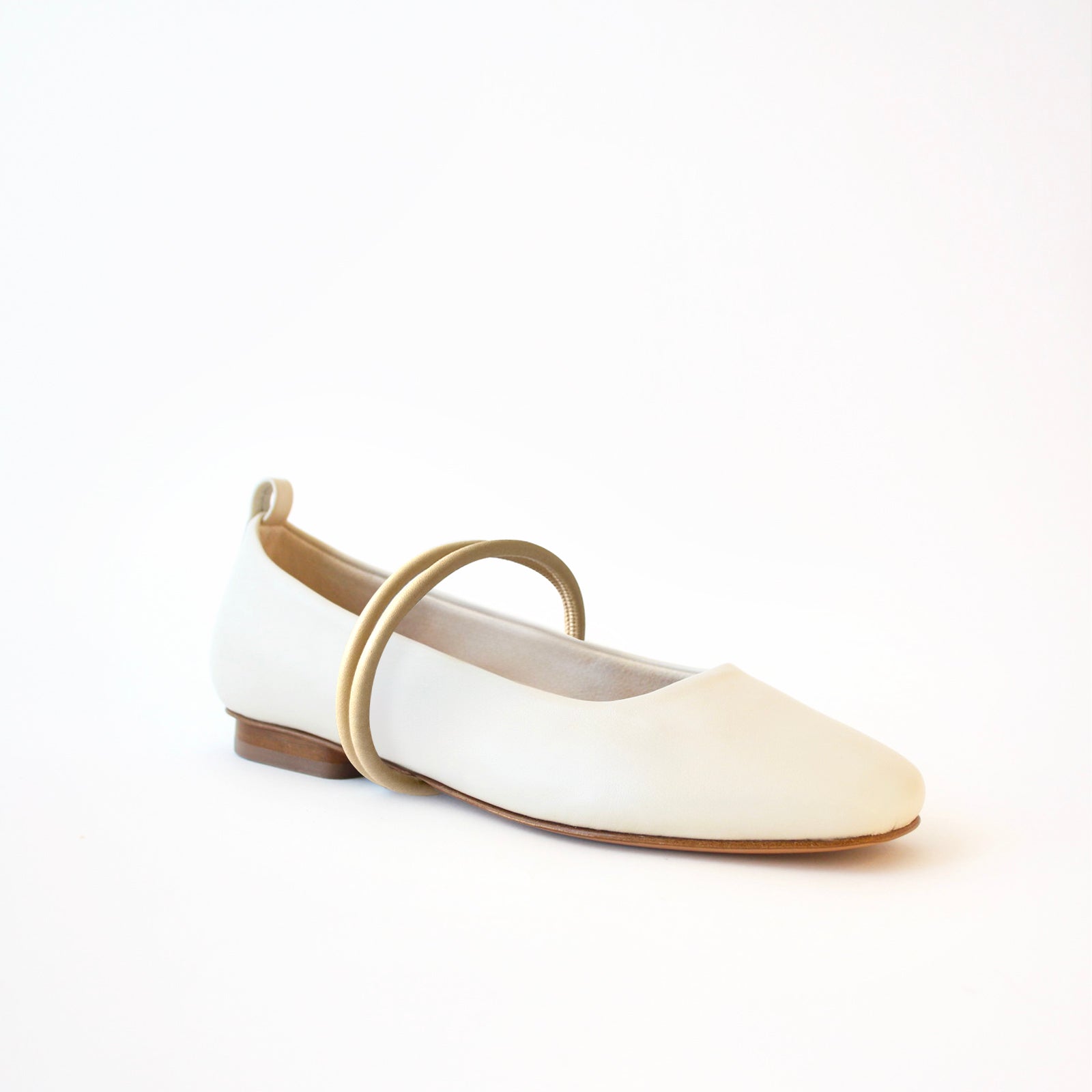 Off White Ballet Swap Cream Hoops