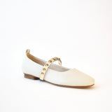 Off White Ballet + C.Golden Studs Strap