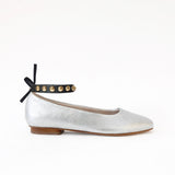 Silver Ballet + B.Golden Studs Anklets