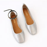 Silver Ballet + B.Golden Studs Anklets