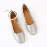 Silver Ballet + C.Golden Studs Anklets
