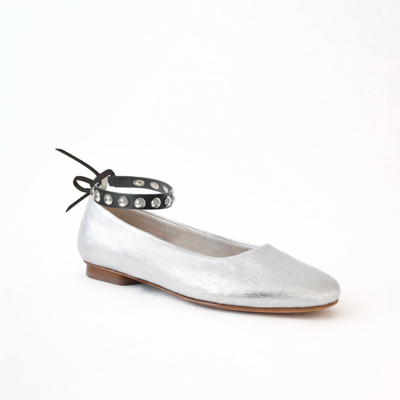Silver Ballet + S.Studs Anklets