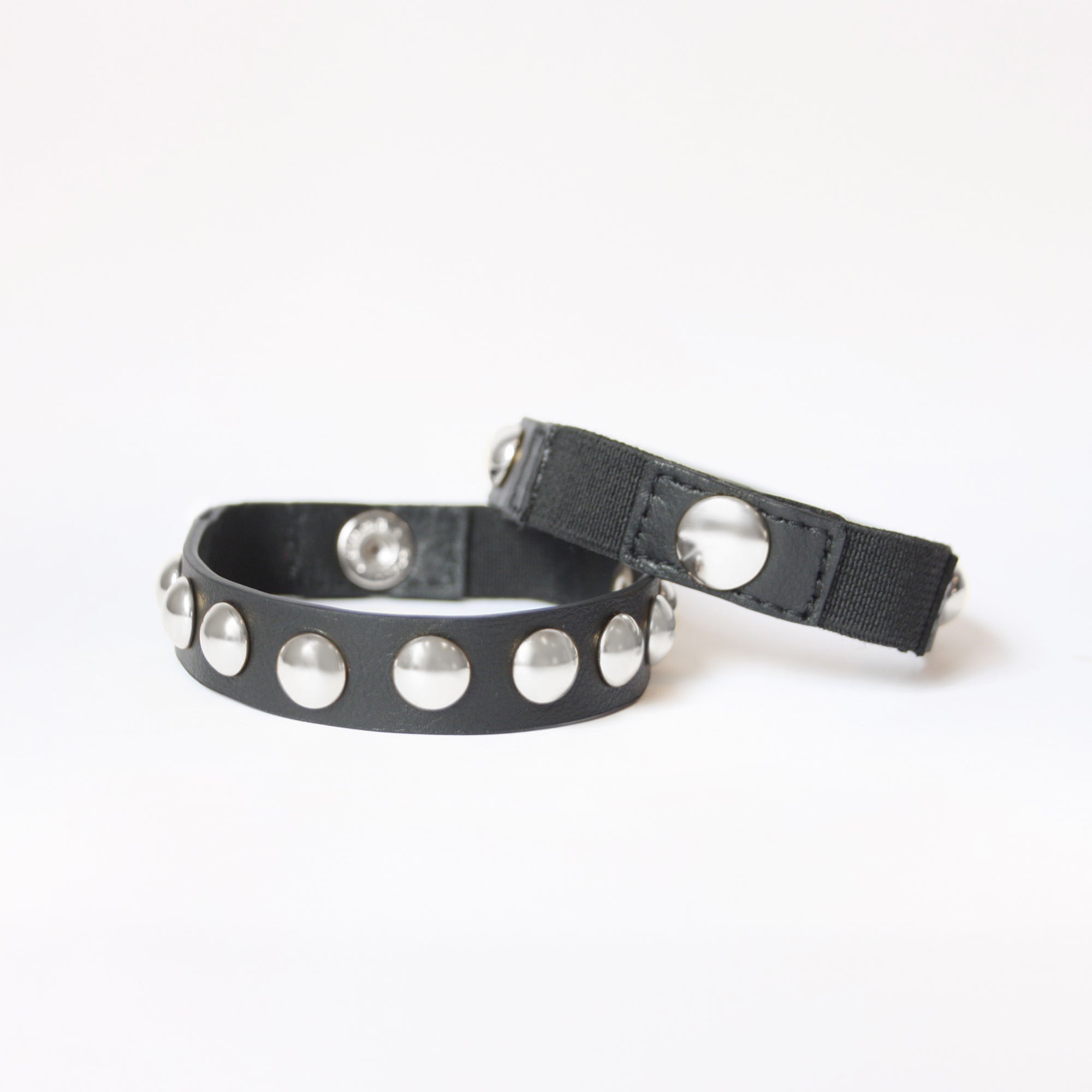 Black Silver Studs Strap
