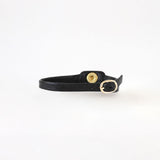 Black Ballet Flats — Black Buckle
