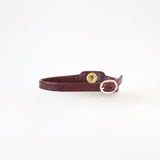 Burgundy Single Middle Strap