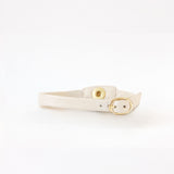 Off White Ballet Flats